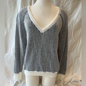 Black & White Lumiere Knit Sweater